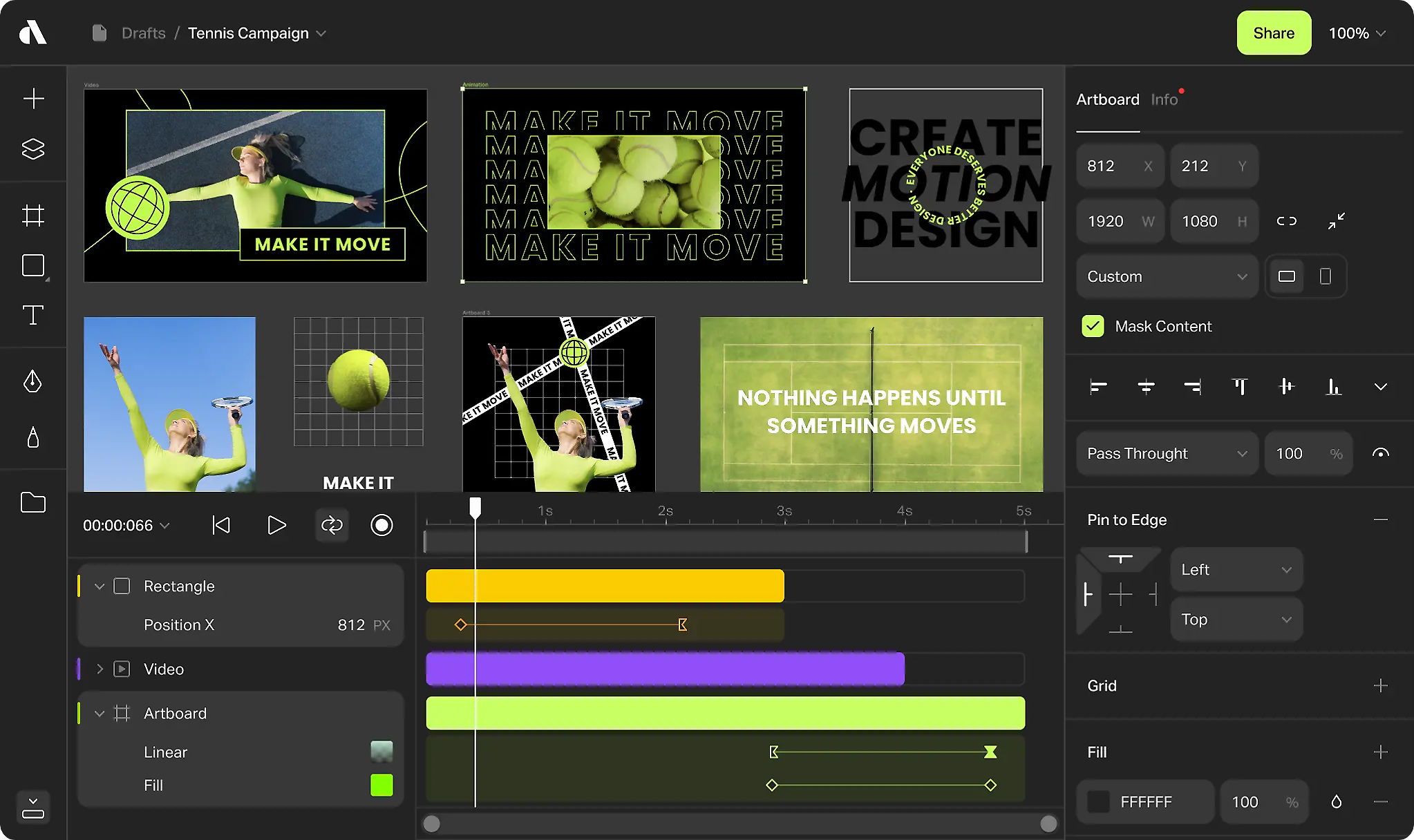 screenshot of Artboard Studio